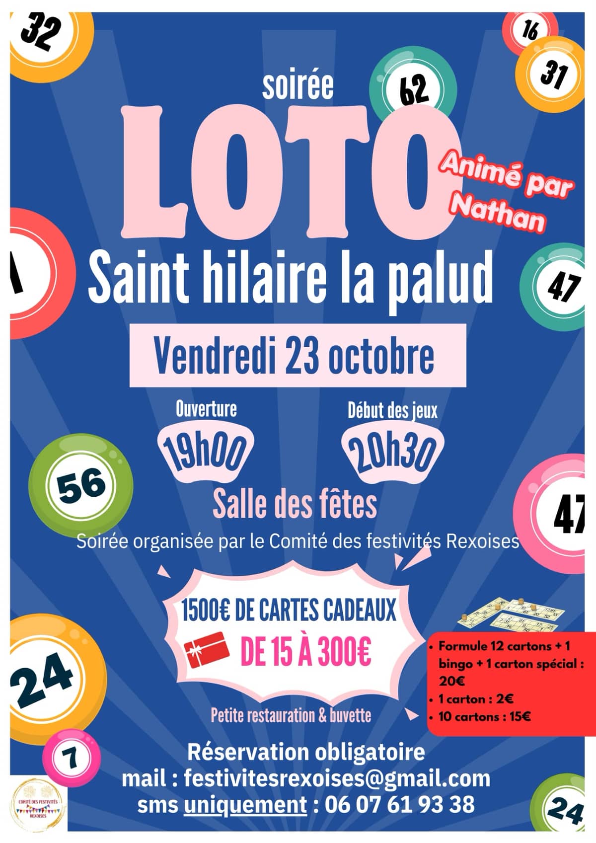 Illustration de l'événement : Loto à Saint-Hilaire-la-Palud