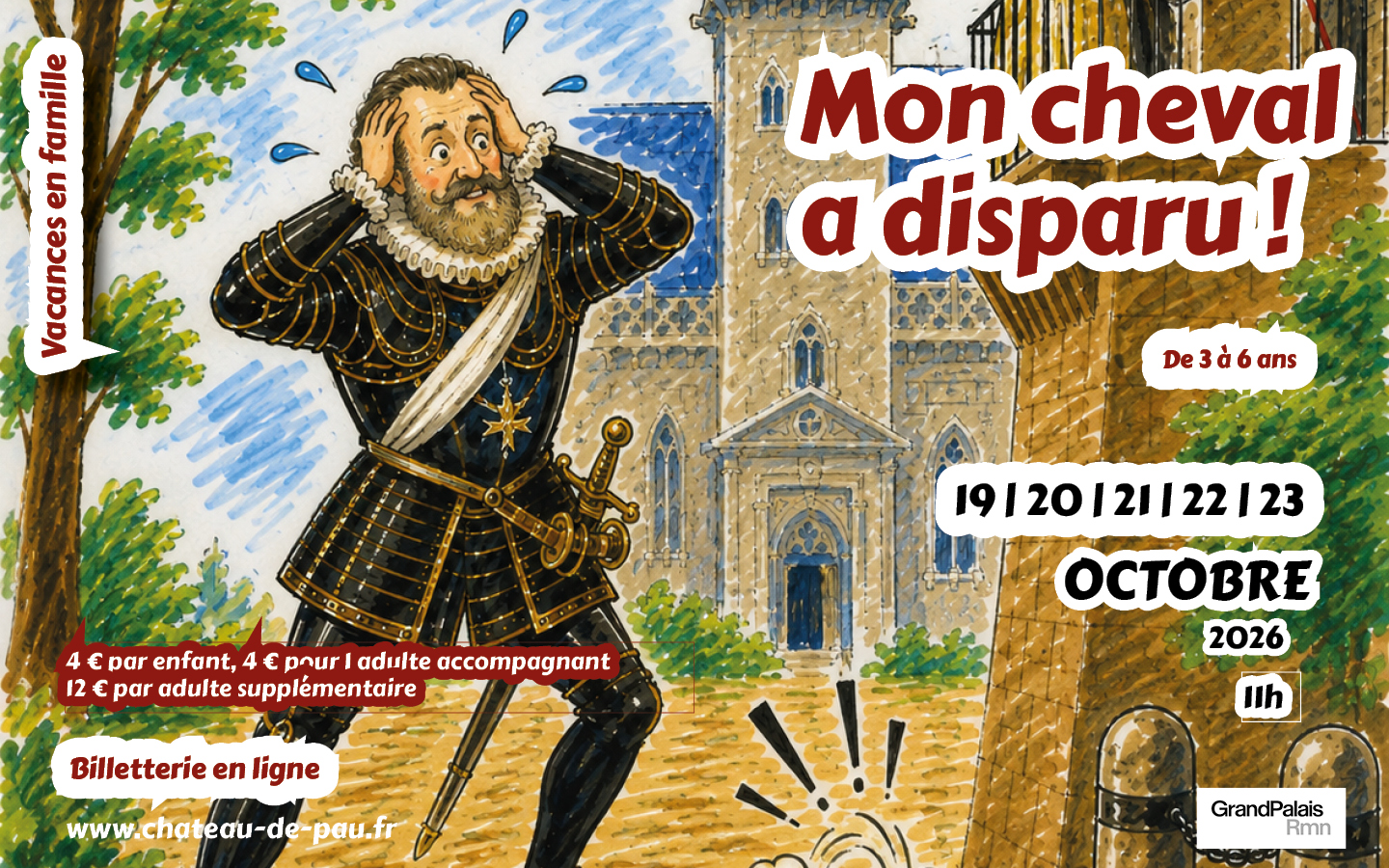 Illustration de l'événement : Mon cheval a disparu !