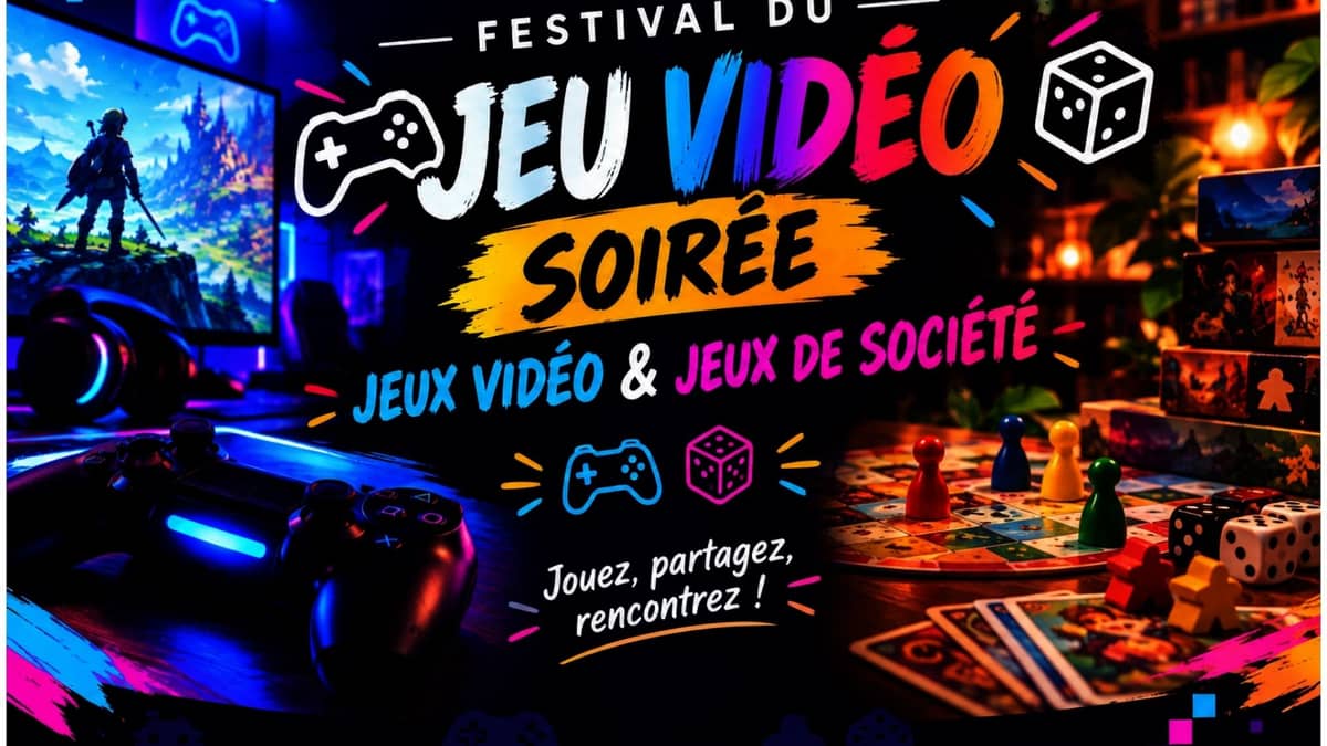 Illustration de l'événement : Festival du jeu vidéo : Soirée Jeux