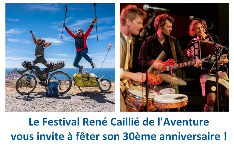 Illustration de l'événement : Soirée spéciale 30e anniversaire dans le cadre du Festival René Caillié de l'aventure à Mauzé-sur-le-Mignon