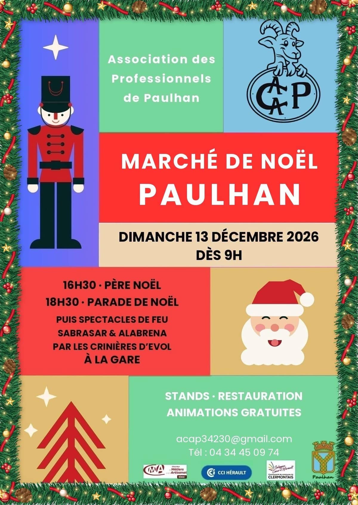Illustration de l'événement : MARCHÉ DE NOEL DE PAULHAN