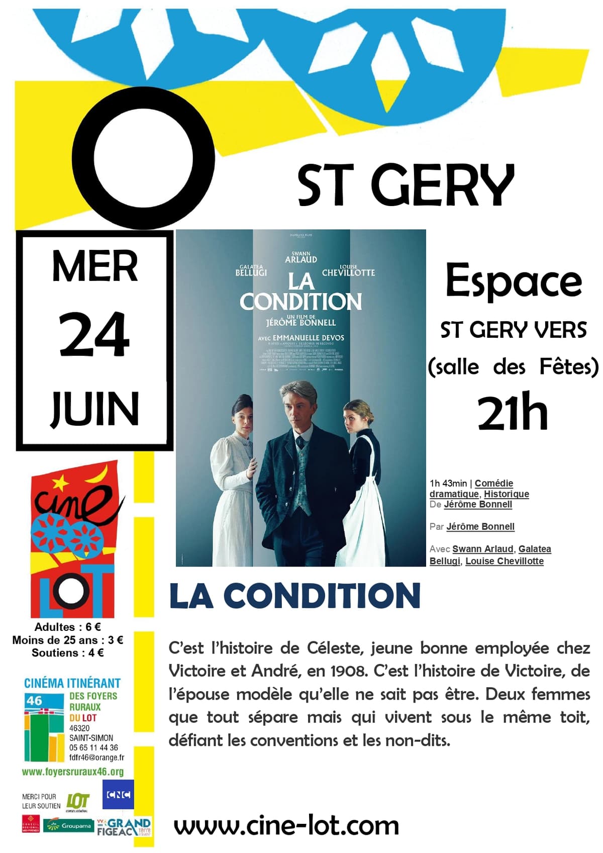Illustration de l'événement : Ciné-Lot : "La condition"