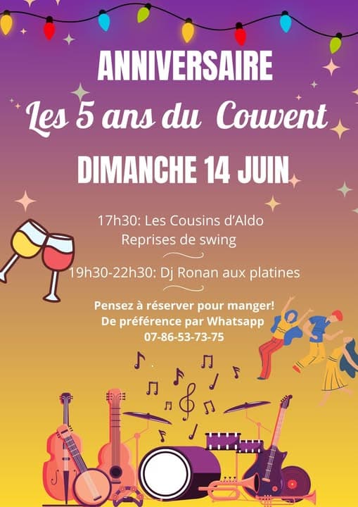 Illustration de l'événement : Le Couvent de Bélaye fête ses 5 ans !
