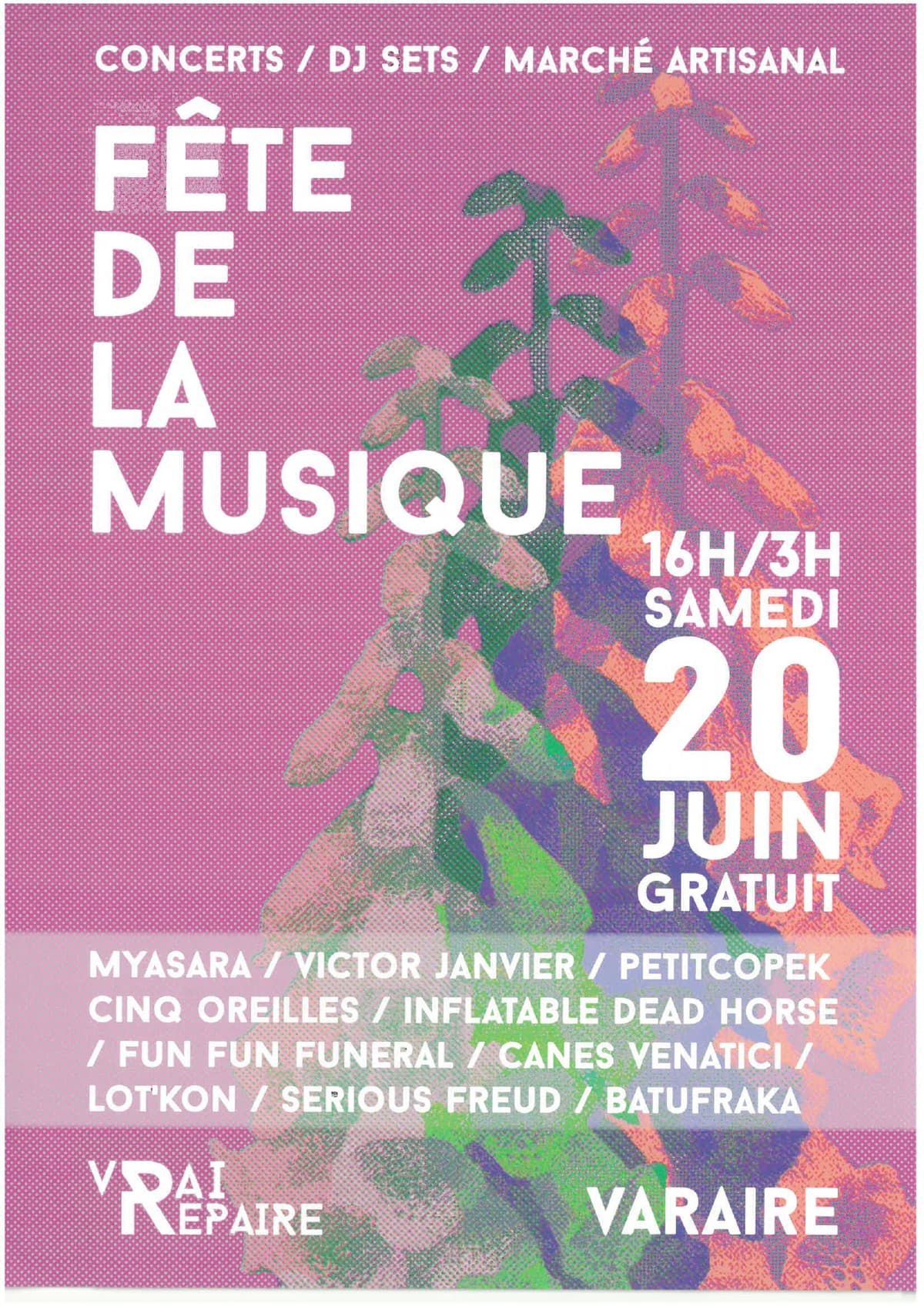Illustration de l'événement : Fête de la musique au Vrai Repaire Festival