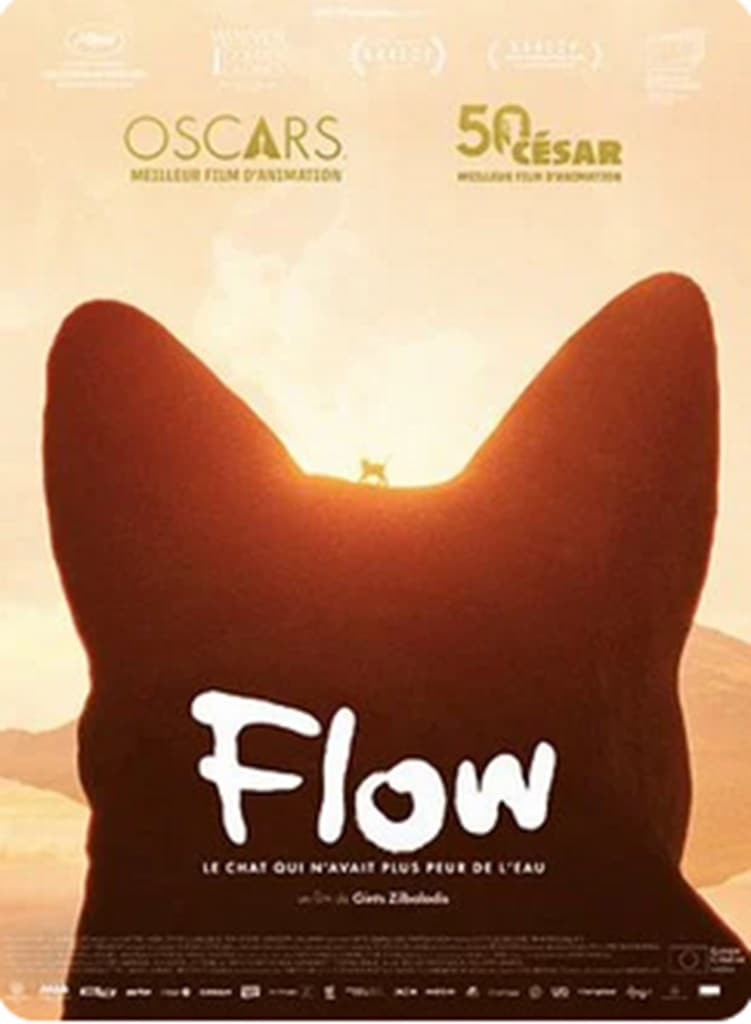 Illustration de l'événement : CinéToile sous les étoiles : Flow, le chat qui n'avait plus peur de l'eau