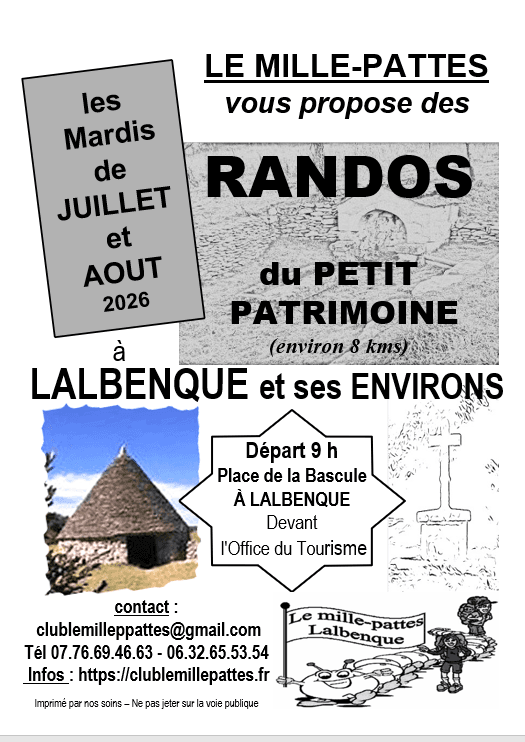 Illustration de l'événement : Rando du Petit patrimoine à Lalbenque et ses environs
