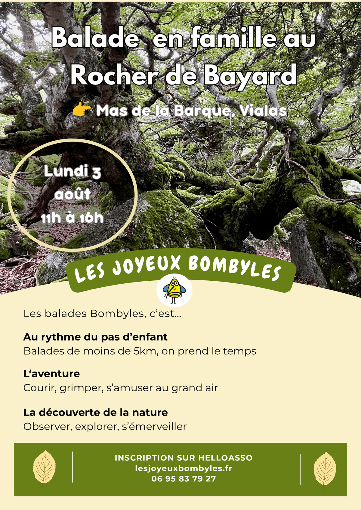Illustration de l'événement : BALADE NATURE EN FAMILLE AU ROCHER DE BAYARD