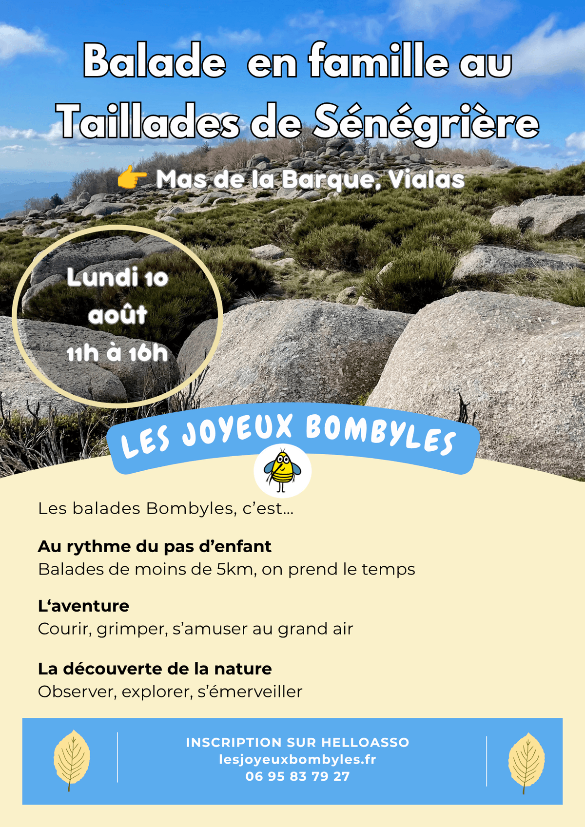 Illustration de l'événement : BALADE NATURE EN FAMILLE AU TAILLADES DE SÉNÉGRIÈRE