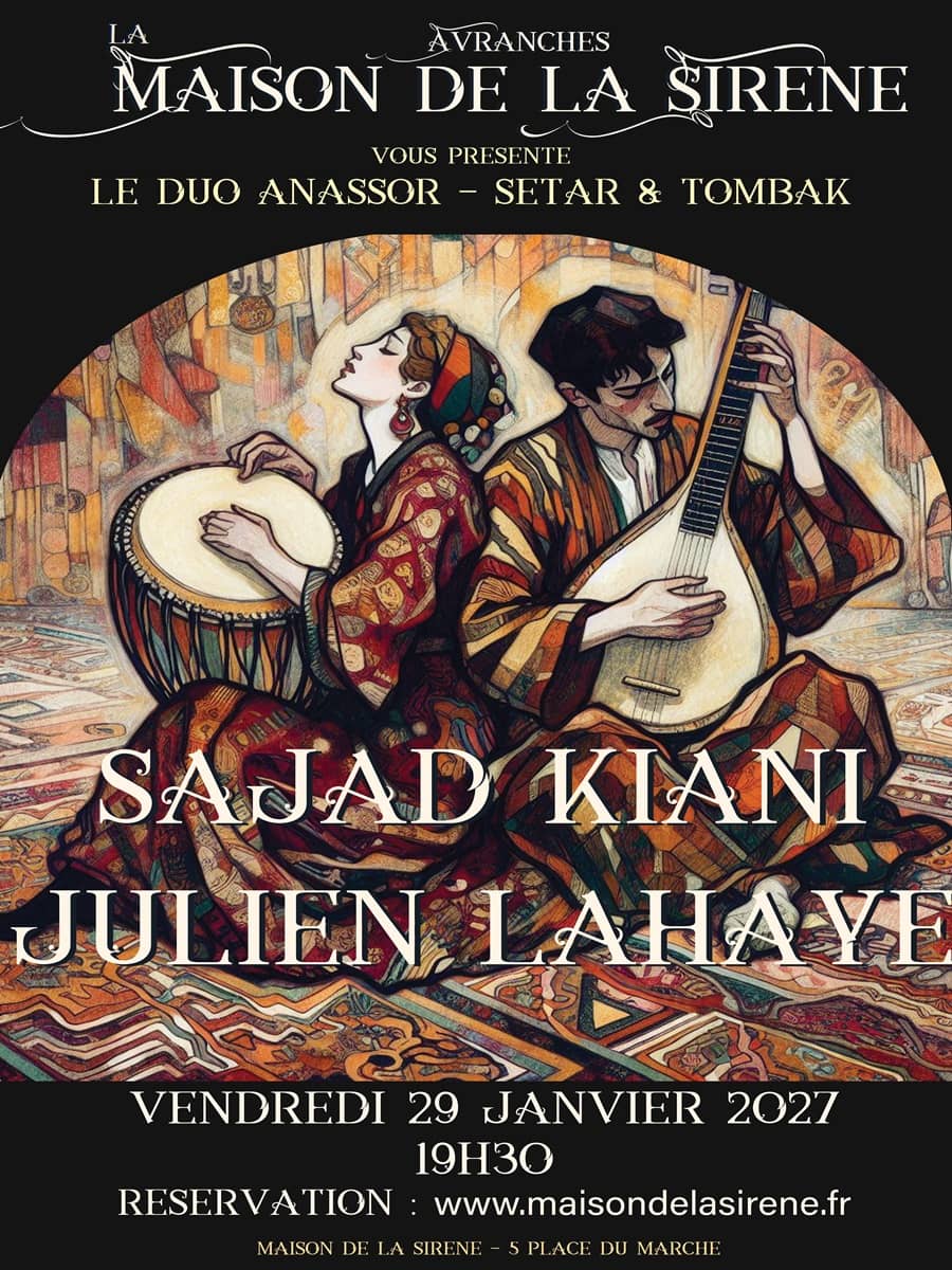 Illustration de l'événement : Concert - musique du monde > Duo Anassor - Improvisations persanes...