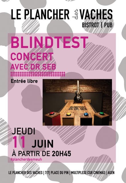 Illustration de l'événement : Blind Test Avec Dr Seb