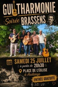 Illustration de l'événement : Le groupe guitharmonie interprète Brassens