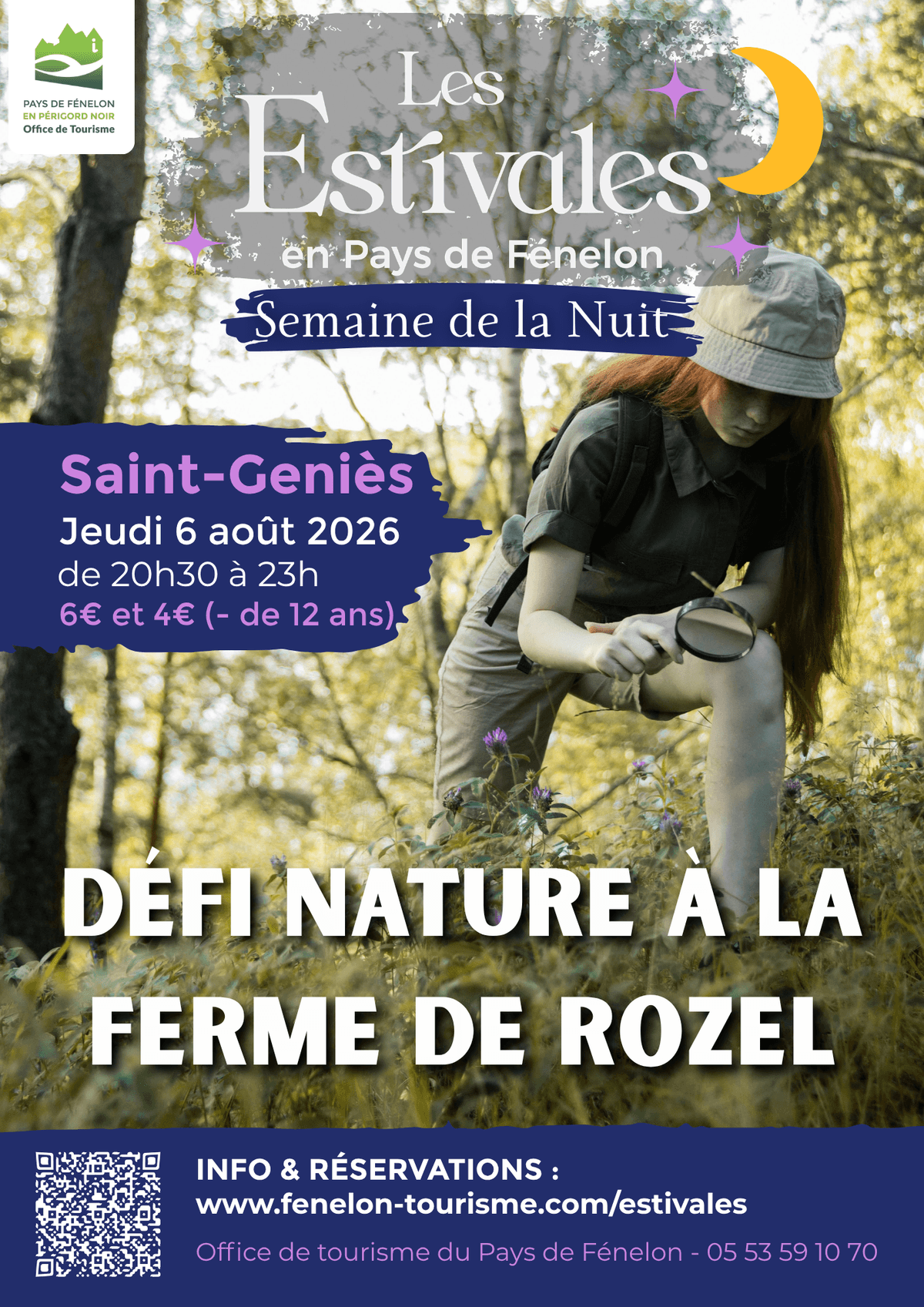 Illustration de l'événement : SEMAINE DE LA NUIT - Défi nature à la ferme de Rozel