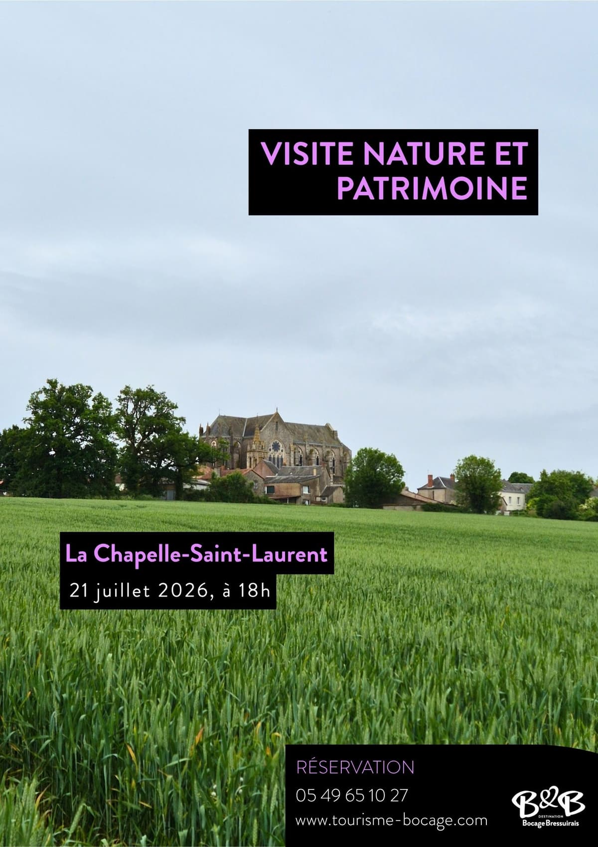 Illustration de l'événement : Visites nature et patrimoine - Pitié et ses environs