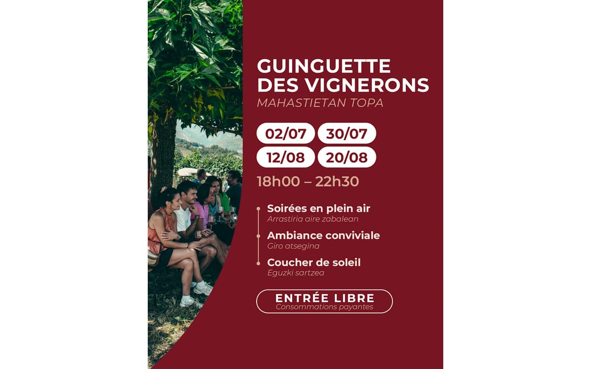 Illustration de l'événement : La guinguette des vignerons