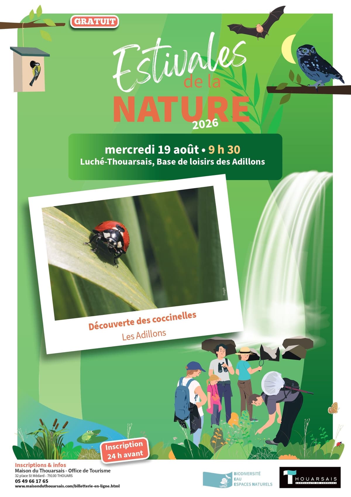 Illustration de l'événement : LES ESTIVALES DE LA NATURE : Découverte des coccinelles