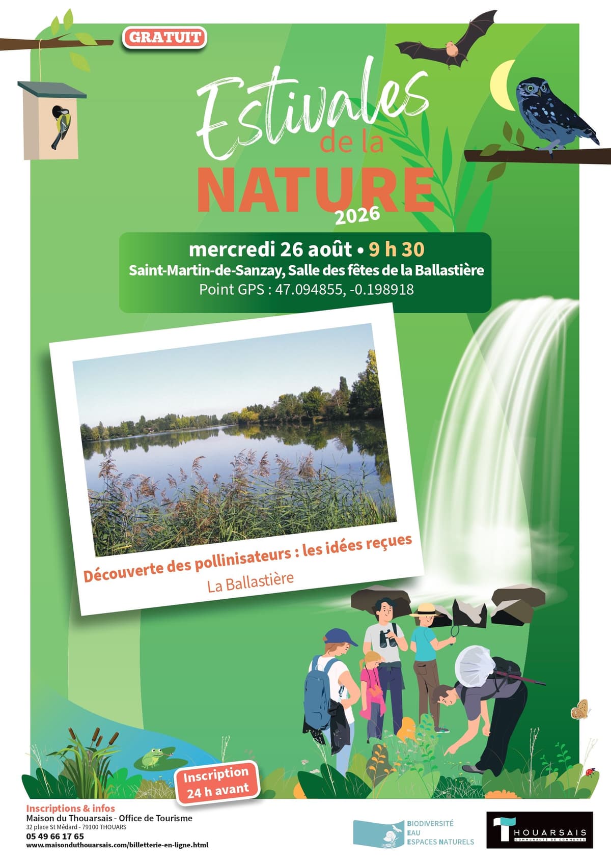 Illustration de l'événement : LES ESTIVALES DE LA NATURE : Découverte des pollinisateurs, les idées reçues