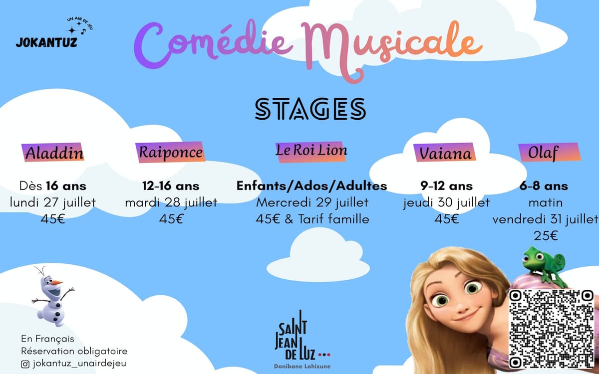 Illustration de l'événement : Stages de comédies musicales