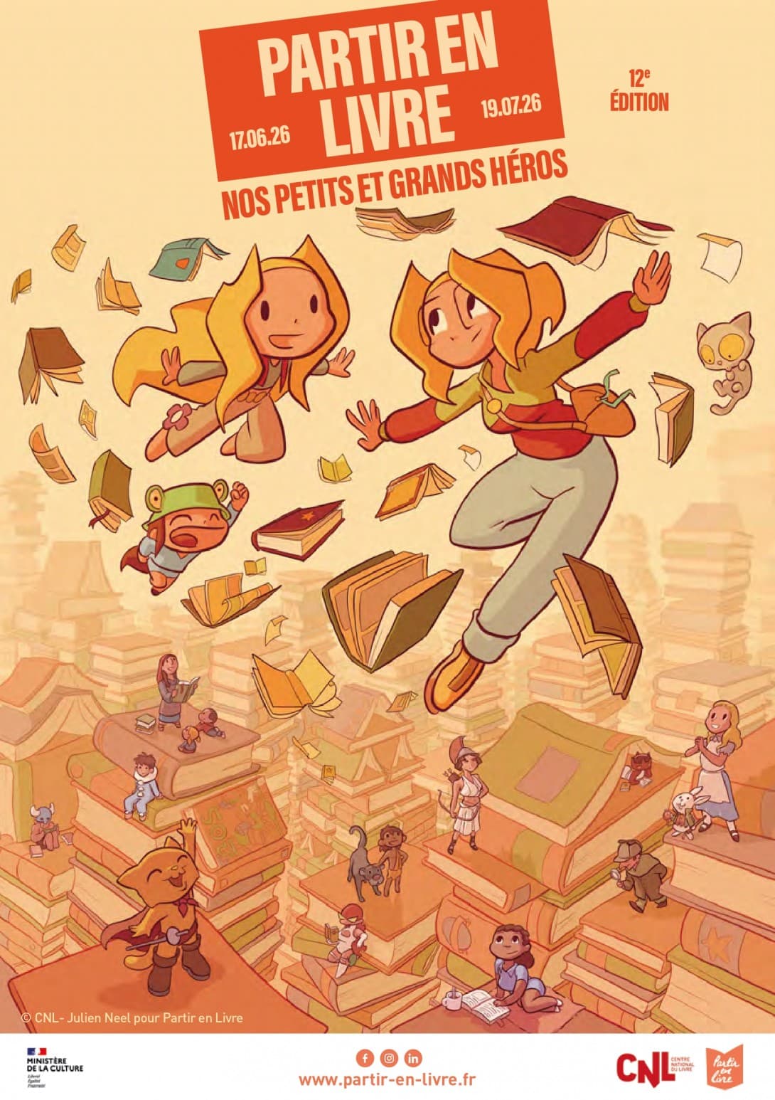 Illustration de l'événement : Partir en livre - Les héros des contes pour enfants