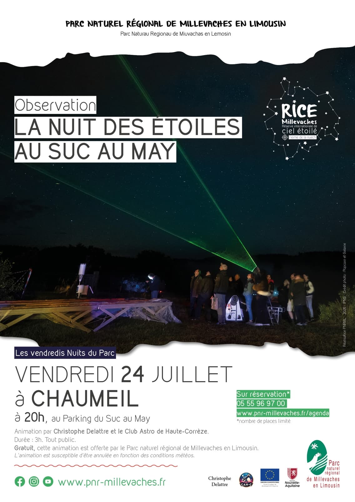 Illustration de l'événement : La nuit des étoiles au Suc au May