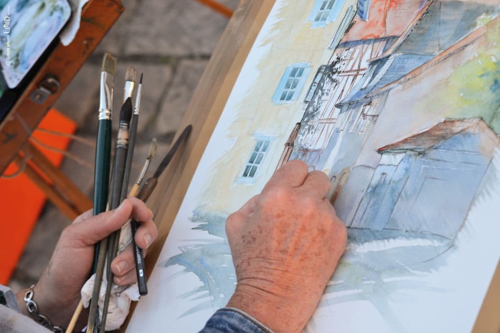 Illustration de l'événement : 21ème Salon International de l'Aquarelle : Atelier adulte d'initiation à l'aquarelle