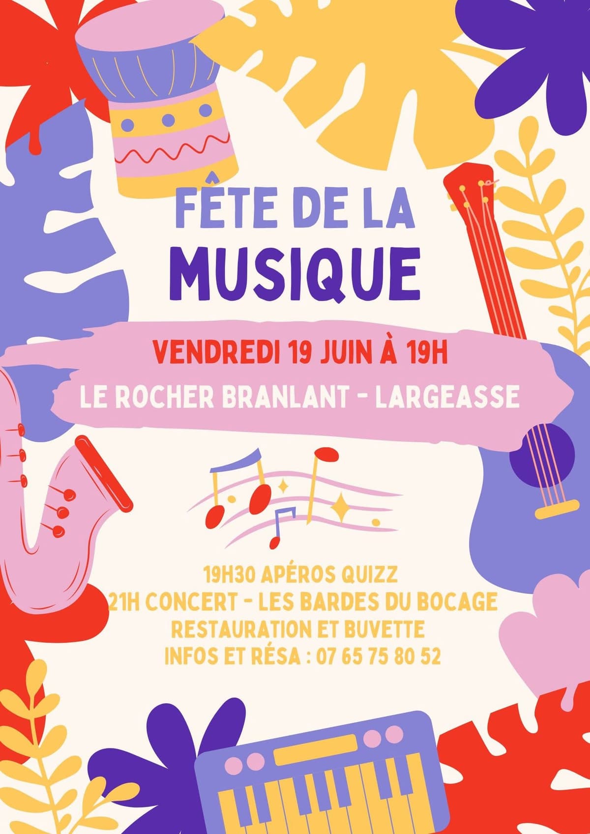 Illustration de l'événement : Fête de la musique - Largeasse