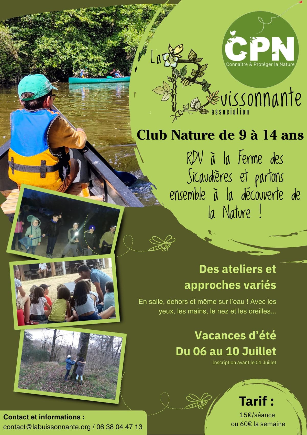 Illustration de l'événement : Club Nature - Fabrication d'instruments de musique buissonniers