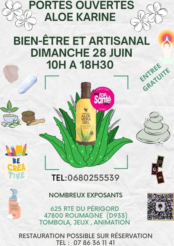 Illustration de l'événement : Portes Ouvertes d'Aloé Karine