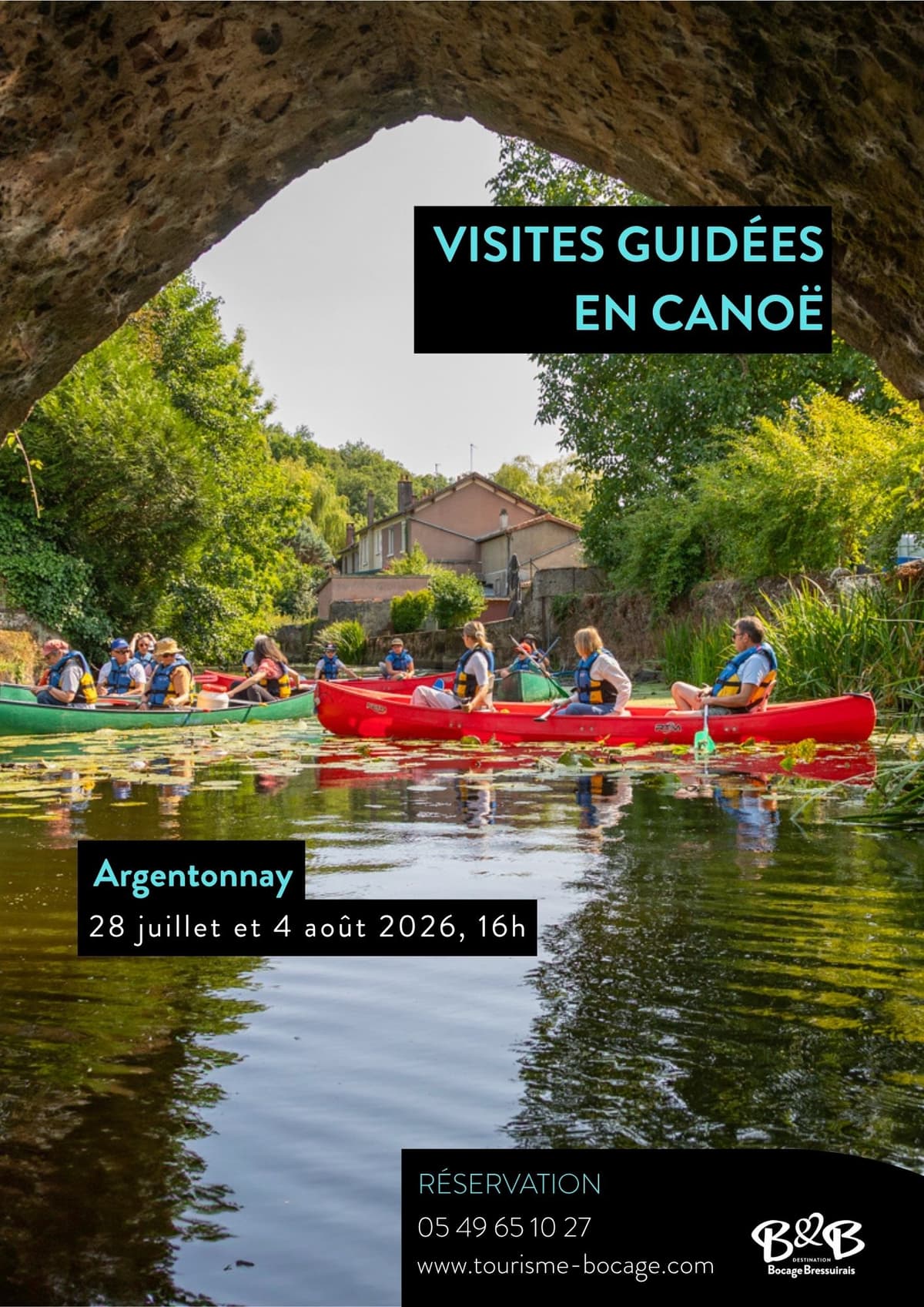 Illustration de l'événement : Visite guidée en canoë