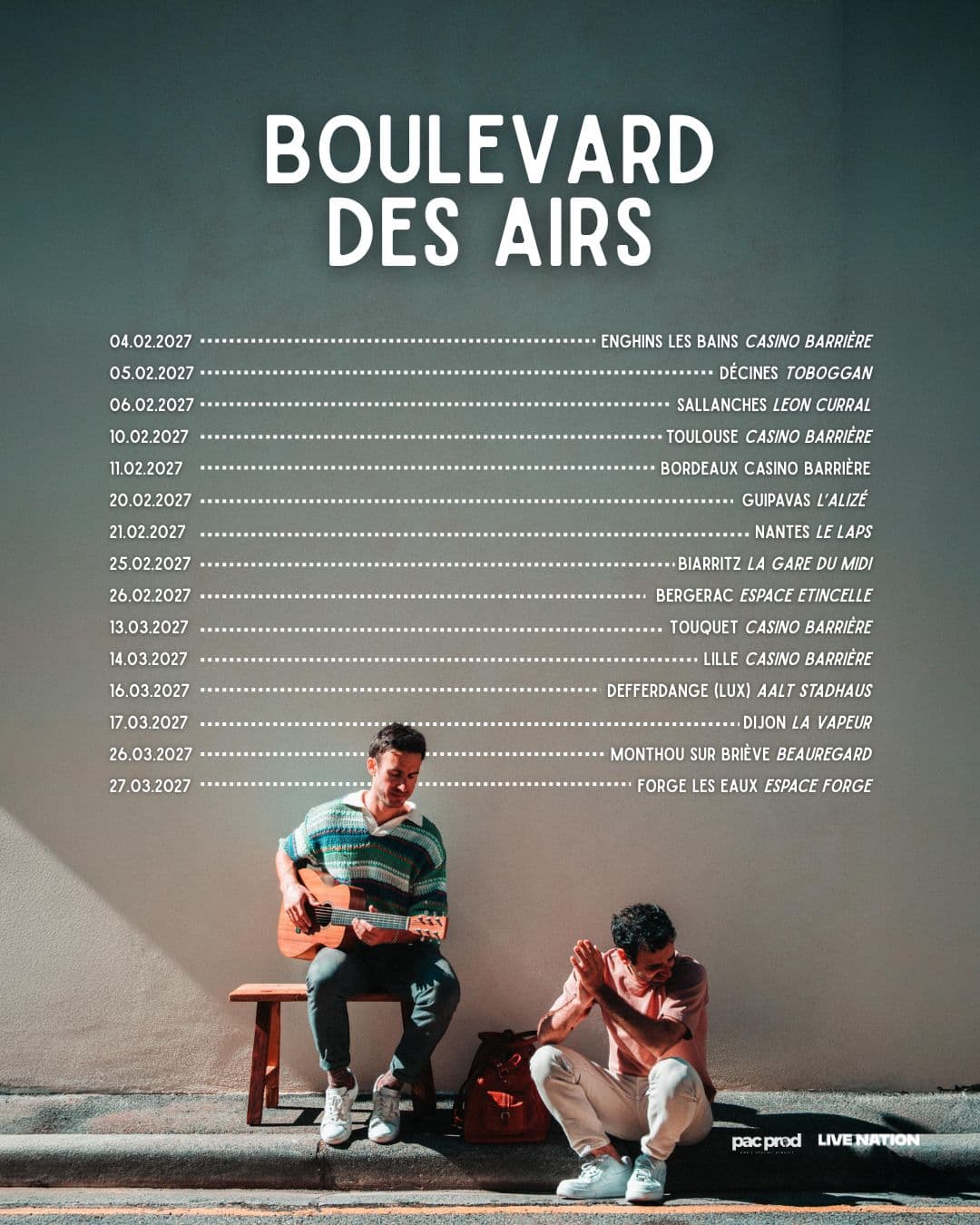 Illustration de l'événement : Boulevard des Airs