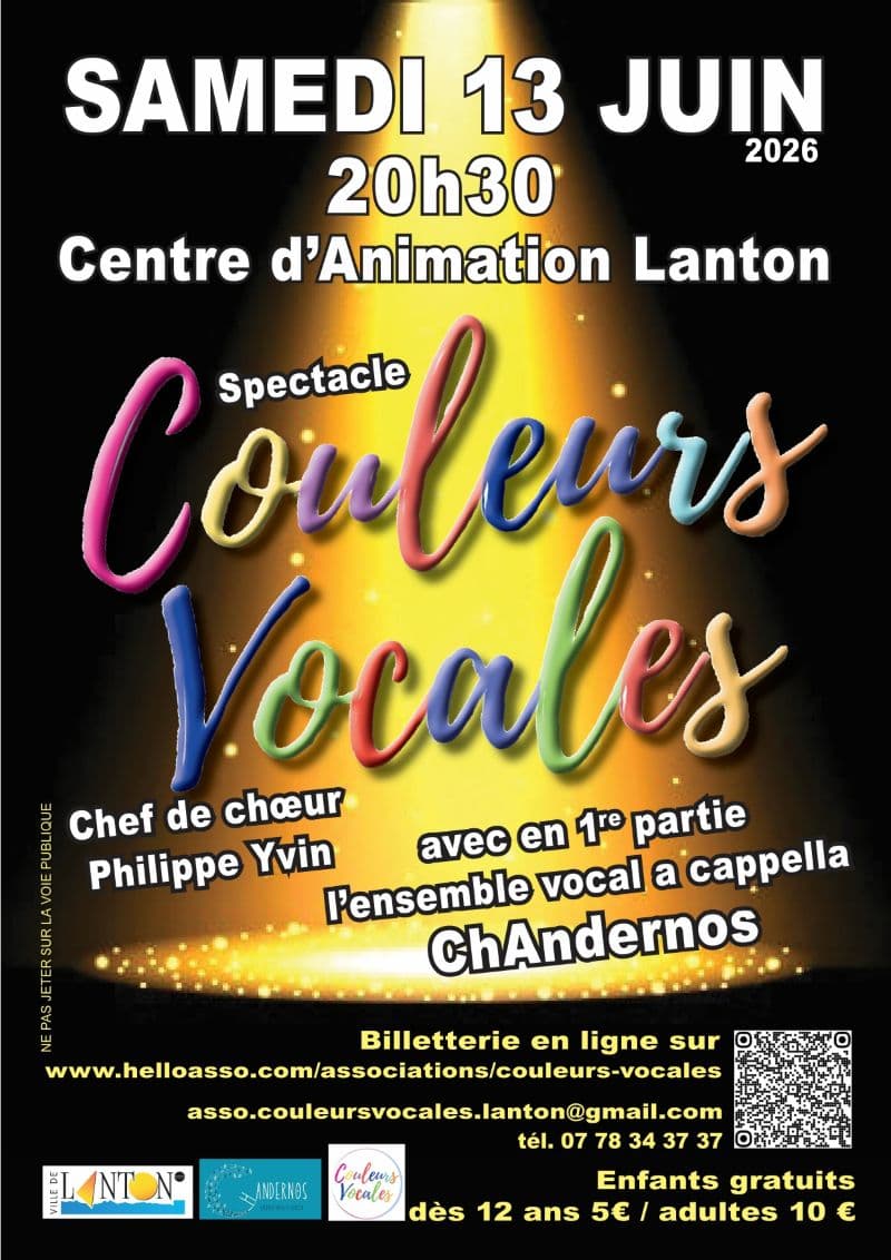Illustration de l'événement : Spectacle : Couleurs vocales