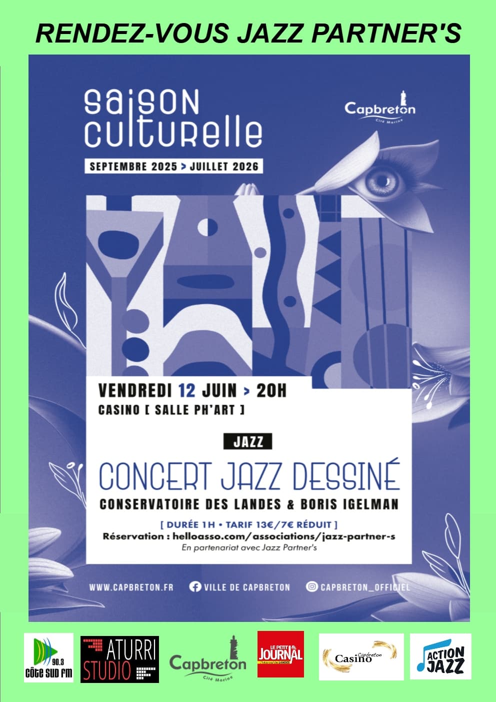Illustration de l'événement : Concert Jazz Dessiné