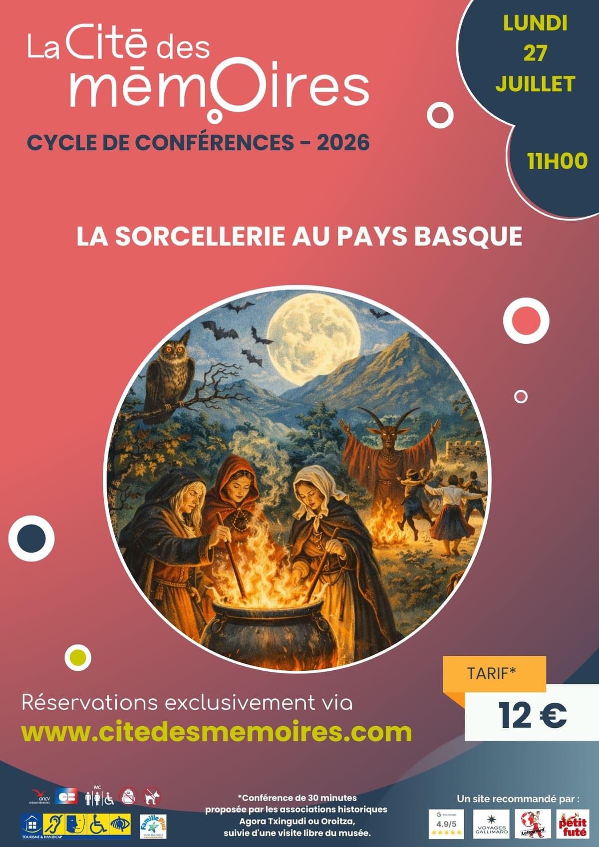 Illustration de l'événement : Conférence "La sorcellerie au Pays Basque"