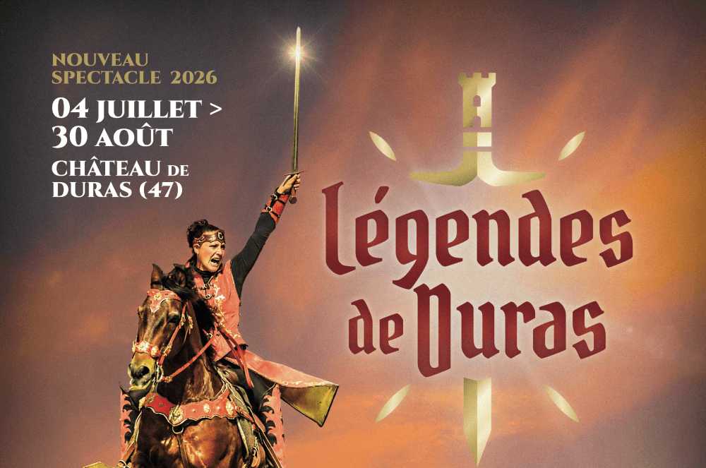Illustration de l'événement : Légendes de Duras : Spectacle médiéval dans les jardins du château de Duras