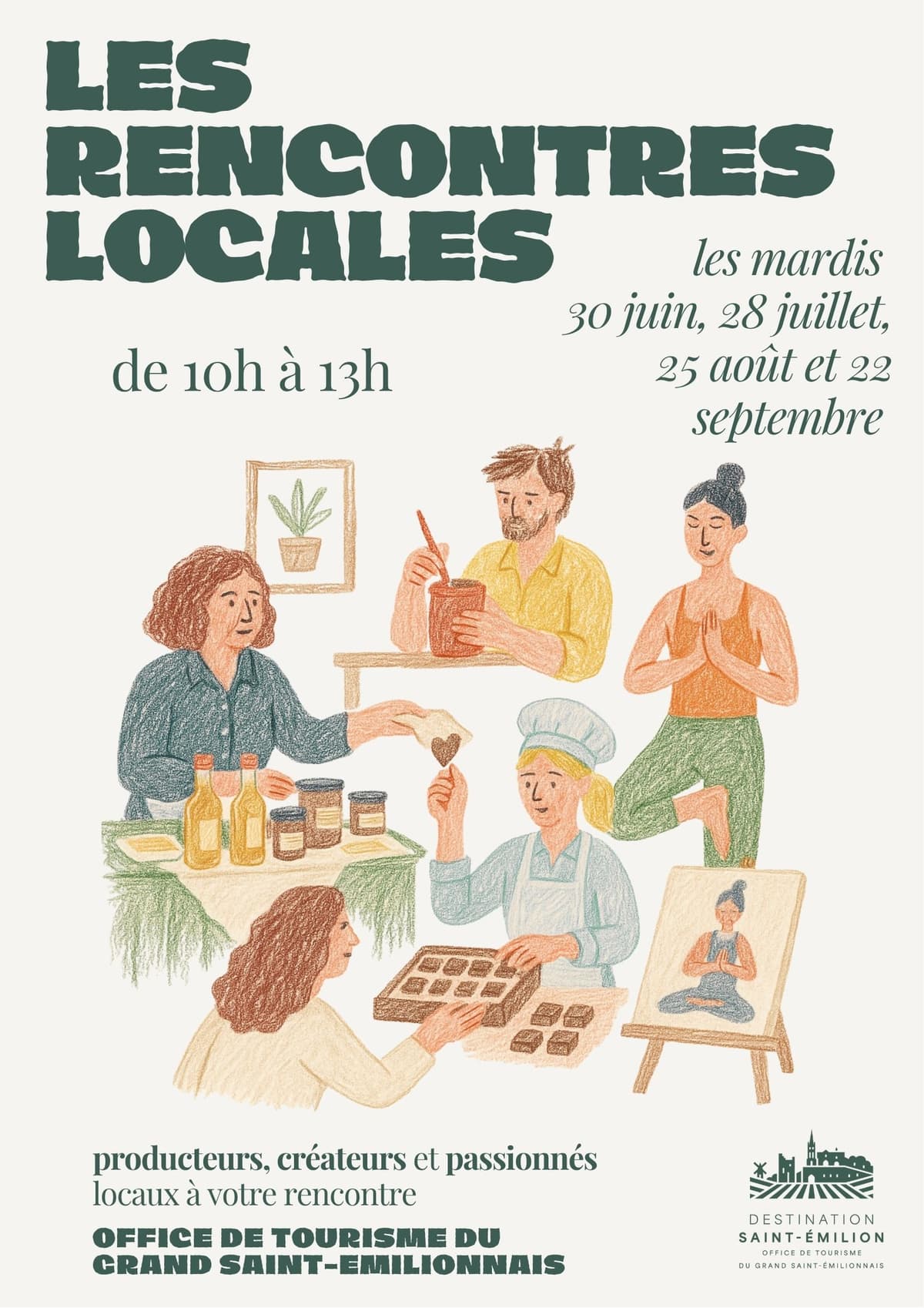 Illustration de l'événement : Les rencontres locales - Saint-Emilion Tourisme