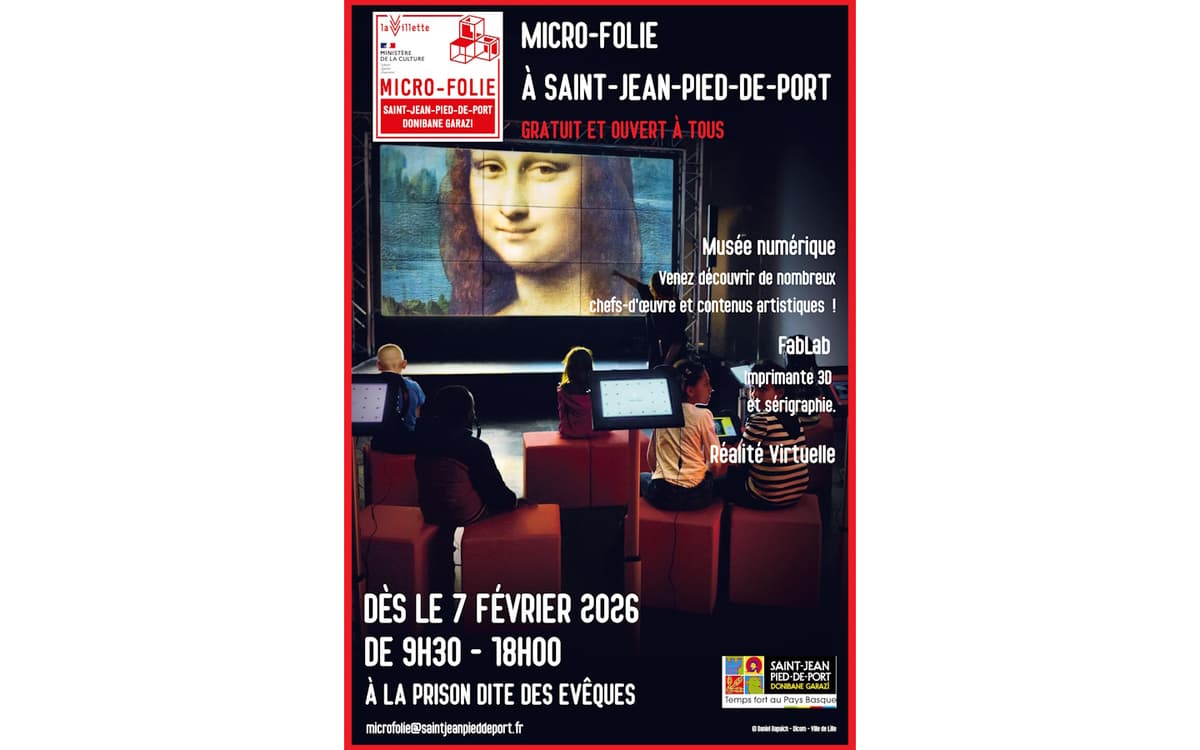 Illustration de l'événement : Micro-Folie-thématique "Eté en musique" : visite libre, et réalité virtuelle, visites guidées en musique.