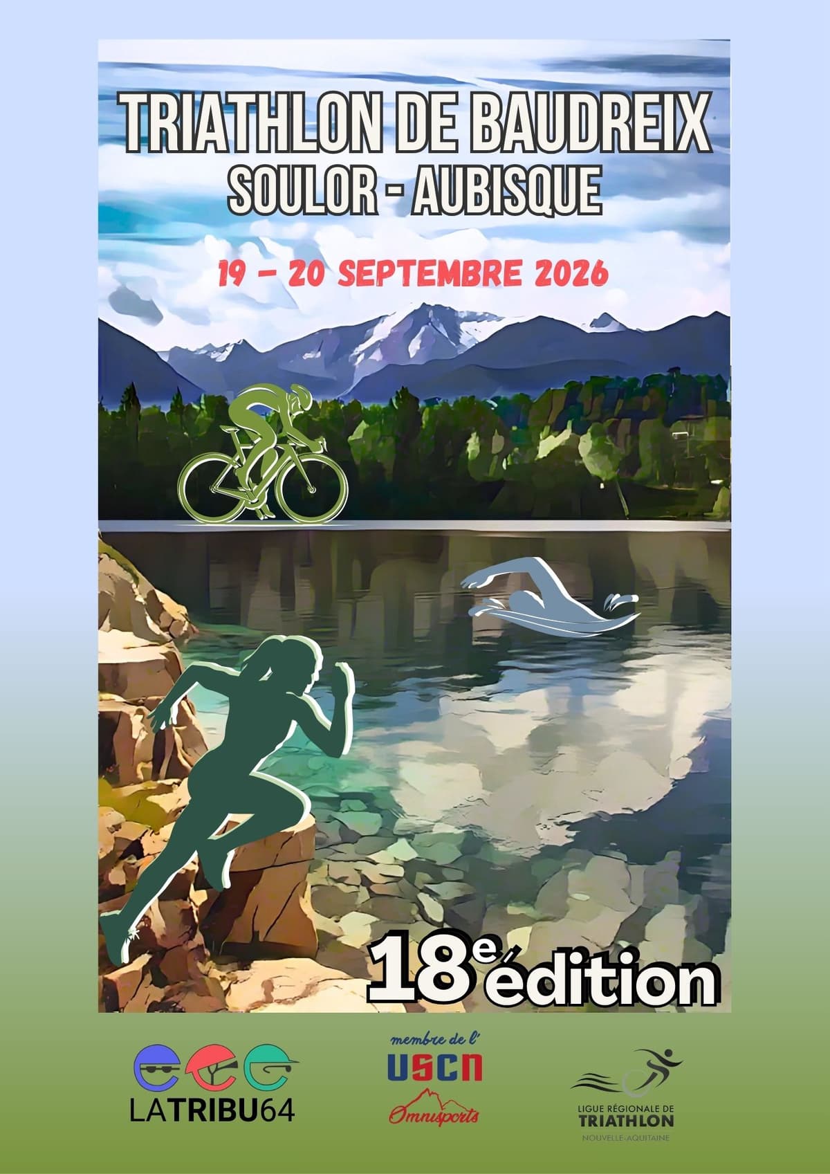 Illustration de l'événement : Triathlon de Baudreix