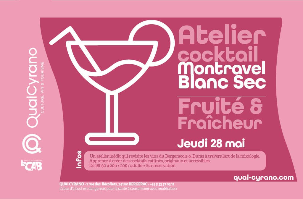 Illustration de l'événement : Atelier cocktail | Rosette : douceur & mixologie