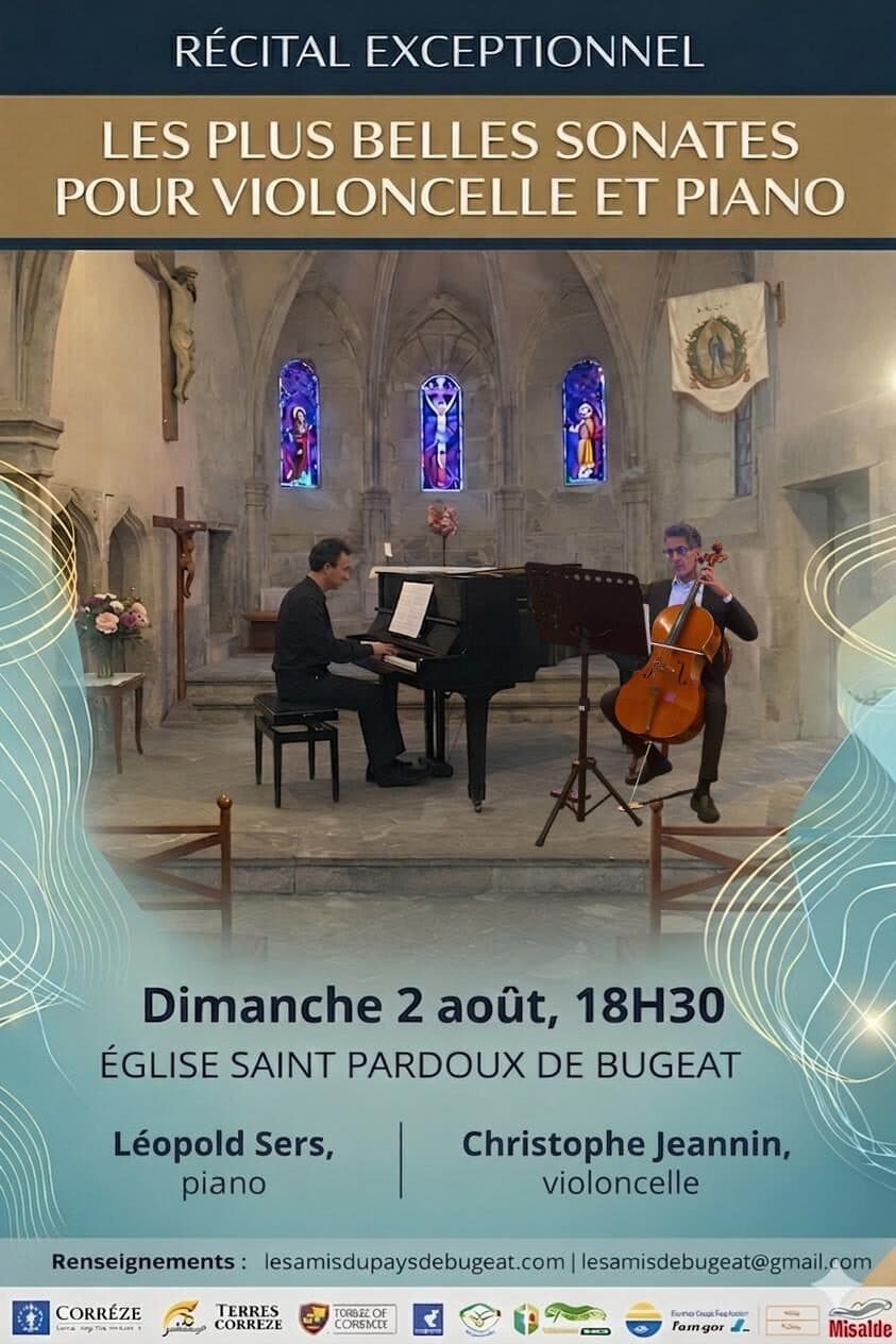 Illustration de l'événement : Festival de Bugeat : Concert piano et violoncelle
