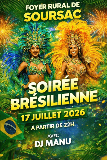 Illustration de l'événement : Soirée Brésilienne