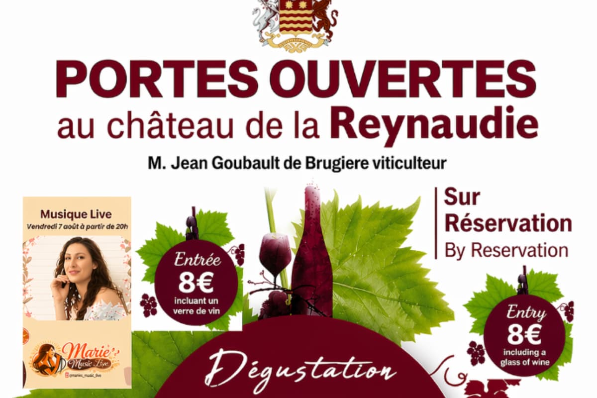 Illustration de l'événement : Portes ouvertes au Château la Reynaudie