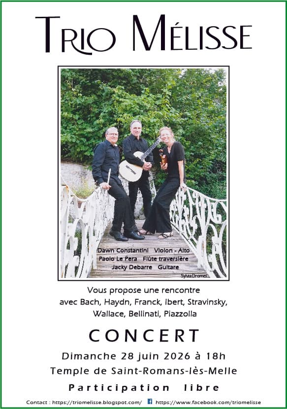 Illustration de l'événement : Concert du Trio Mélisse