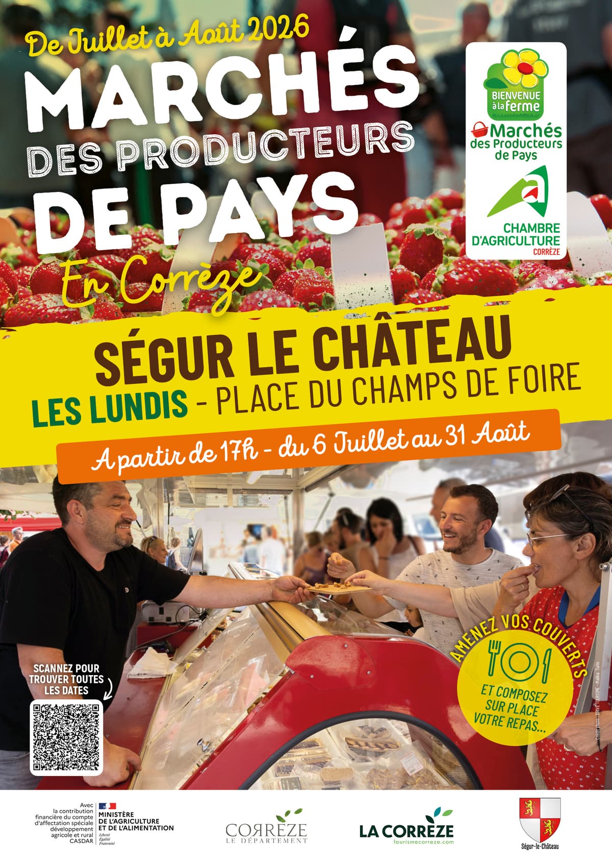 Illustration de l'événement : Marché des Producteurs de Pays de Ségur le Château