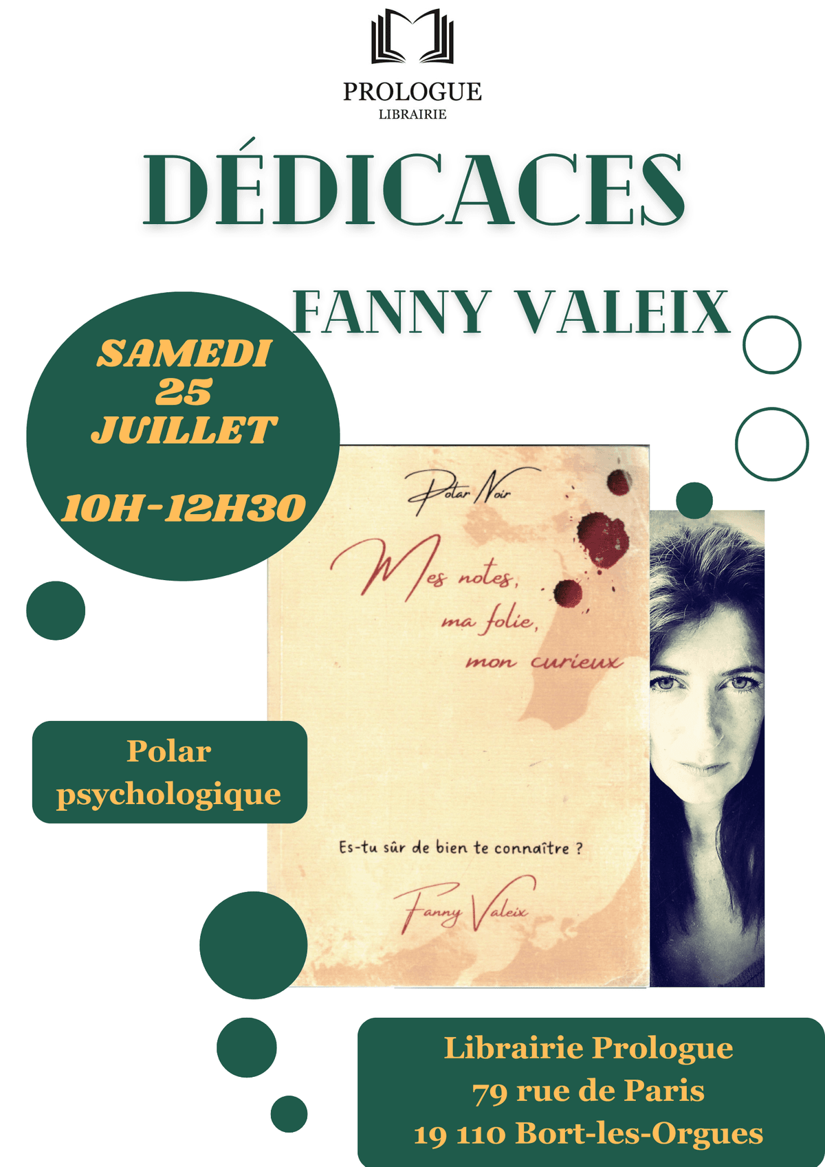 Illustration de l'événement : Fanny Valeix en dédicaces