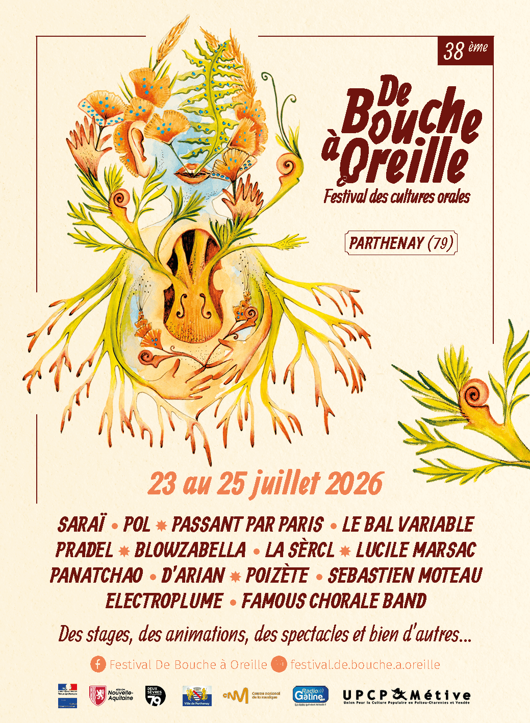 Illustration de l'événement : Stage ensemble - Festival de Bouche à Oreille