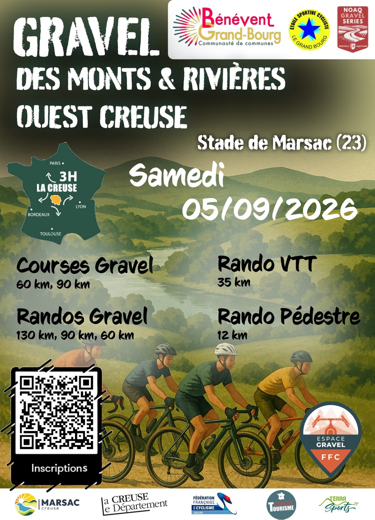 Illustration de l'événement : Gravel des Monts & Rivières Ouest Creuse