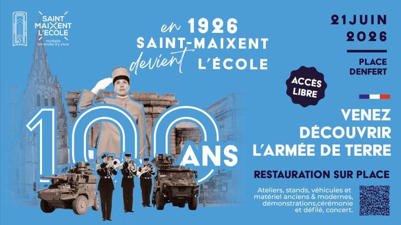 Illustration de l'événement : Saint-Maixent-l'Ecole, 100 ans d'un nom