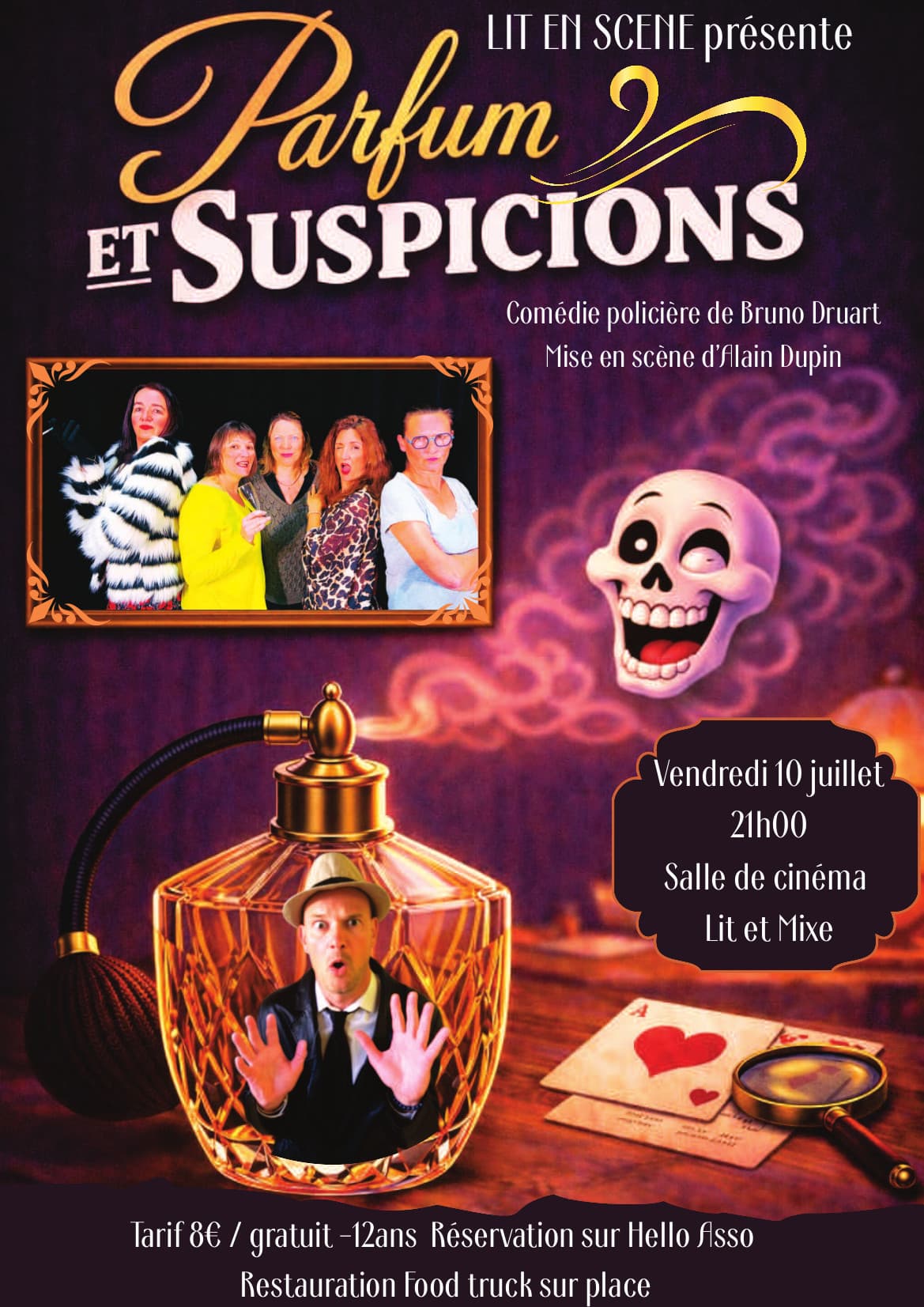 Illustration de l'événement : Théâtre "Parfum et suspicions"