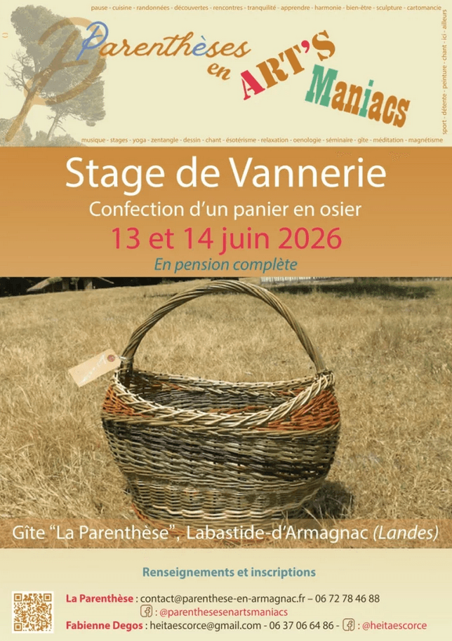 Illustration de l'événement : Stage vannerie
