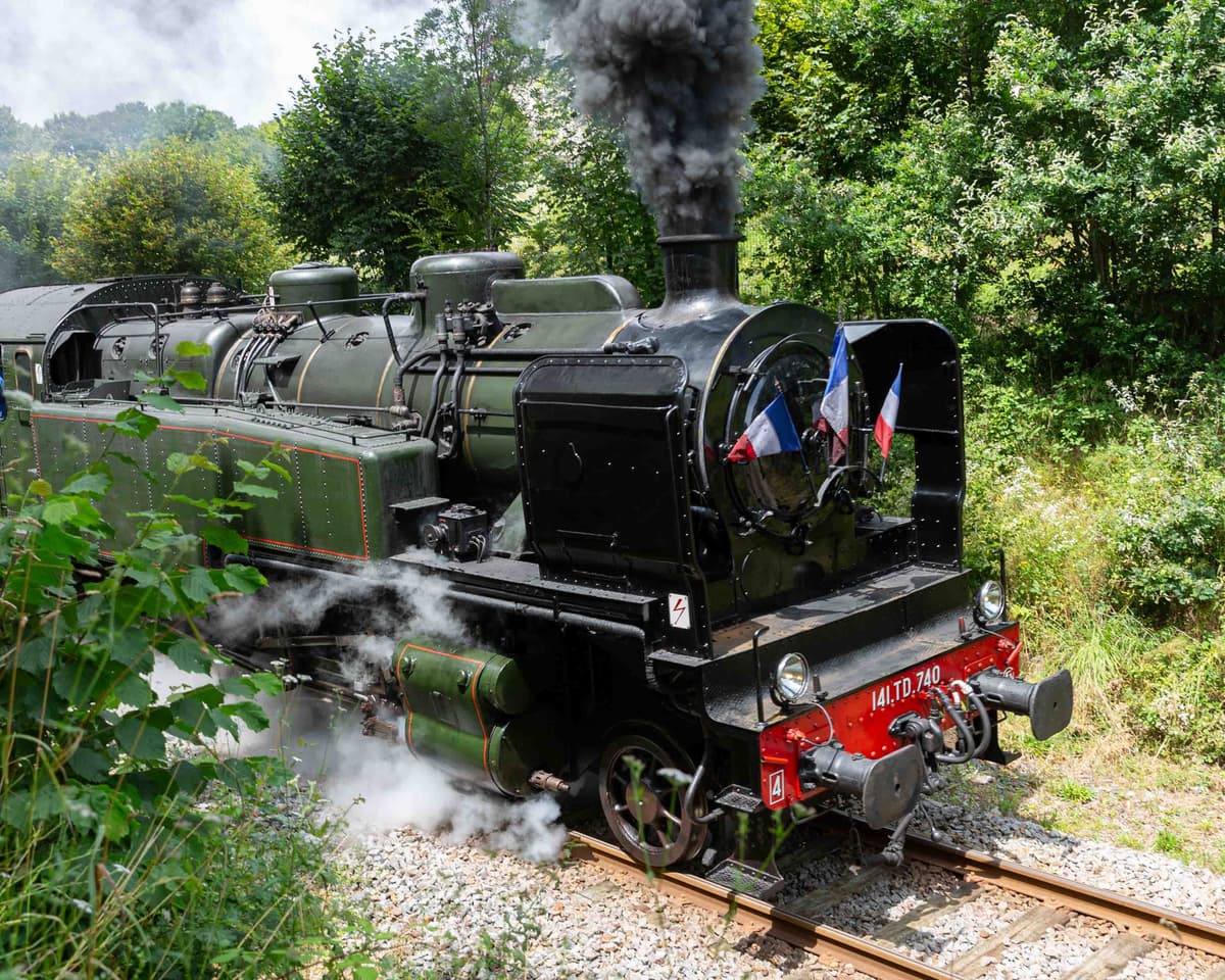 Illustration de l'événement : Train touristique à vapeur : Circuit de la Haute vallée de la Vienne - 14 juillet