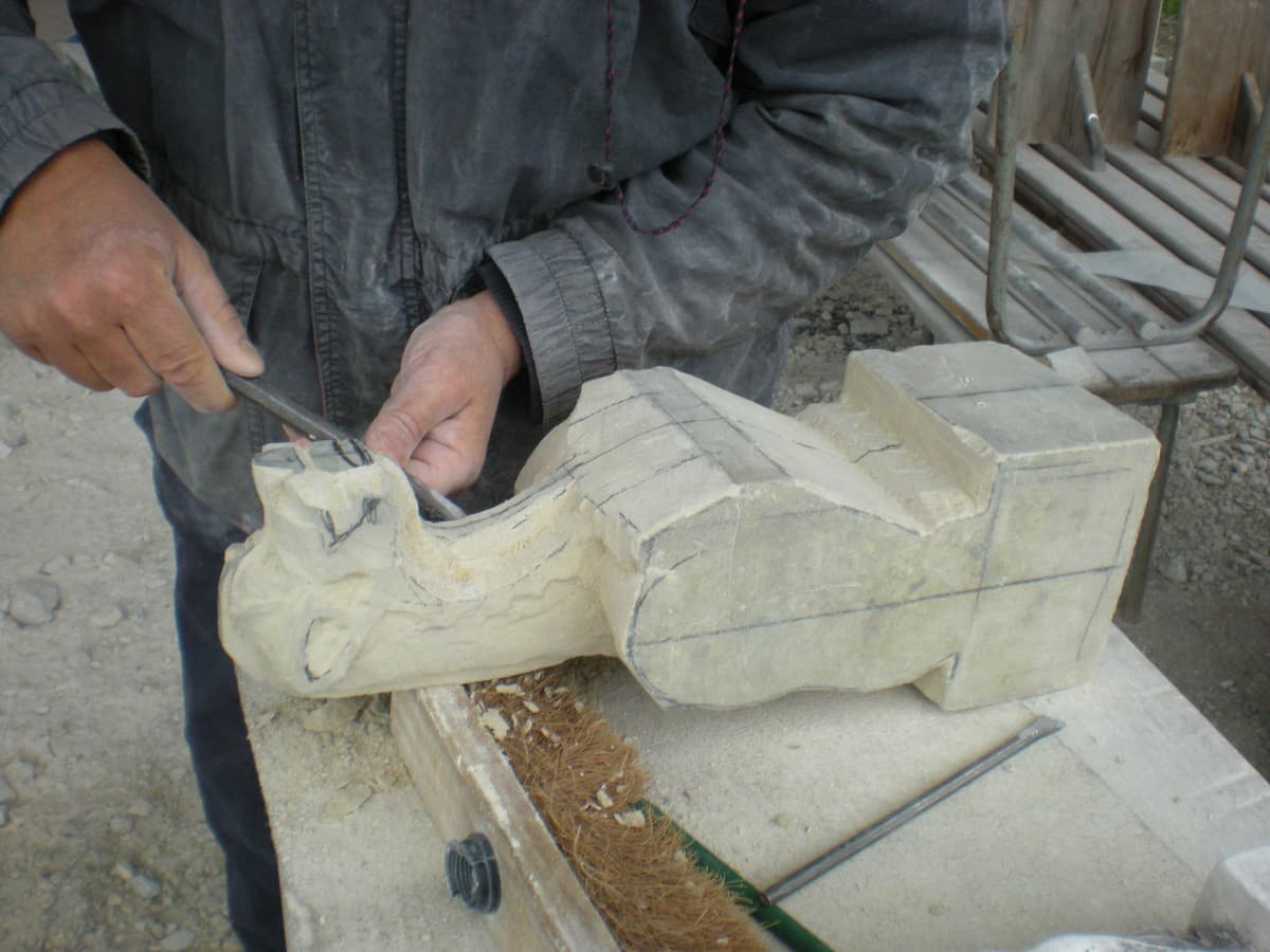 Illustration de l'événement : Stage de sculpture et taille de pierre